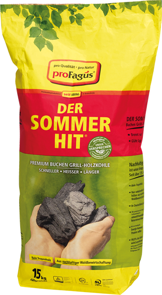 Sommer-Hit Premium-Buchen-Grillholzkohle