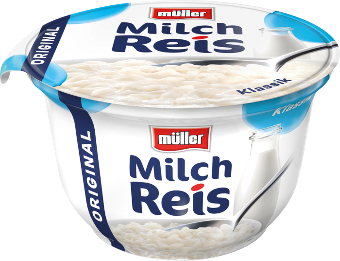 Müller Milchreis oder Grießpudding