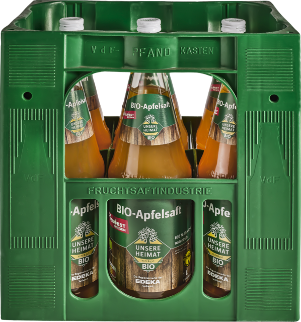 Unsere Heimat – echt & gut Bio Apfelsaft trüb oder klar