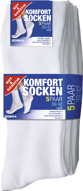 Gut & Günstig Komfortsocken