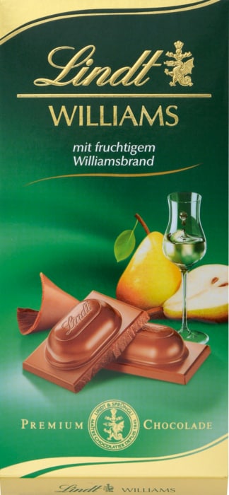 Lindt Alkohol-Schokoladentafeln