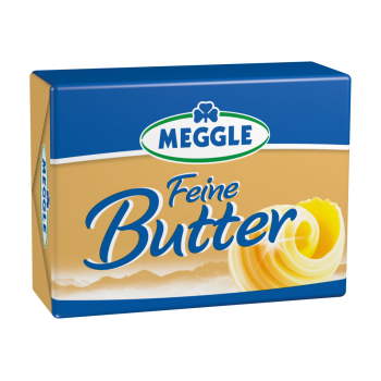 Meggle Feine Butter oder Streichzart ungesalzen