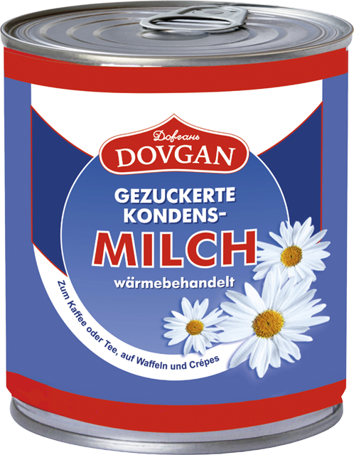 Dovgan gezuckerte Kondensmilch