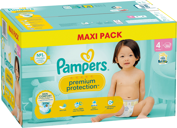 Pampers baby-dry-, Premium-Protection-Windeln oder -Pants