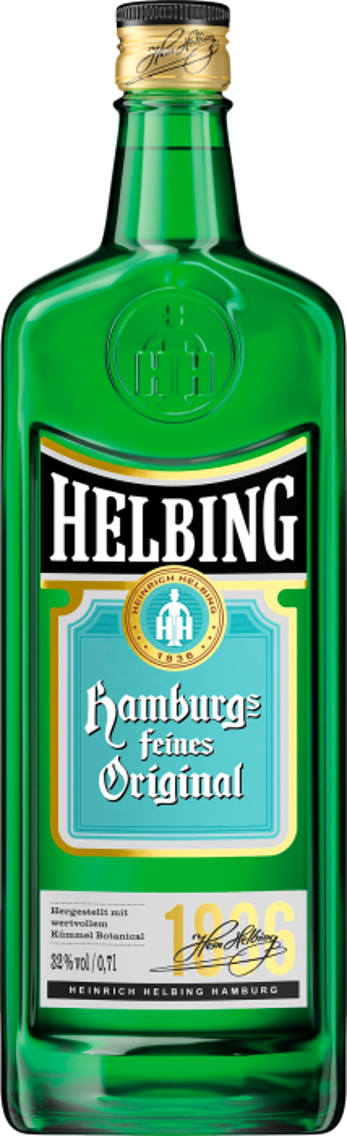 Helbing Kümmel oder Finsbury Gin