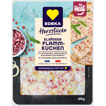 EDEKA Herzstücke - Elsässer Flammkuchen, Quiche Lorraine oder Zwiebelkuchen