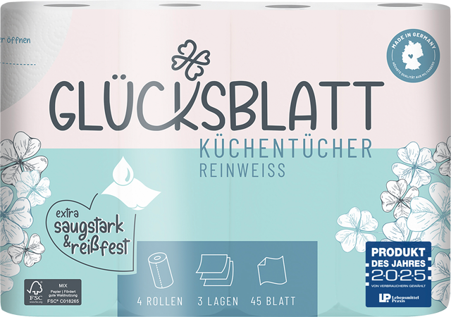 Glücksblatt Küchentücher