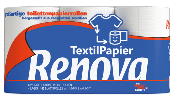 Renova Textil Küchenrolle oder Toilettenpapier