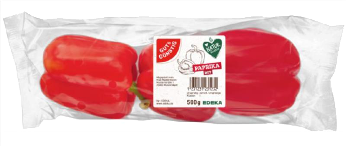 GUT&GÜNSTIG Paprika rot aus den Niederlanden