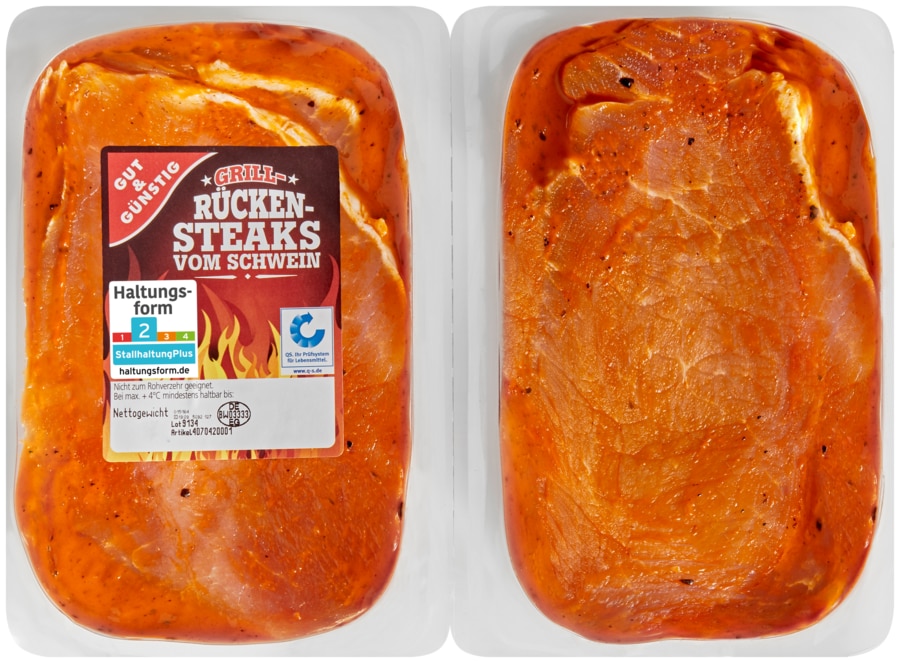 Grill-Rückensteaks*