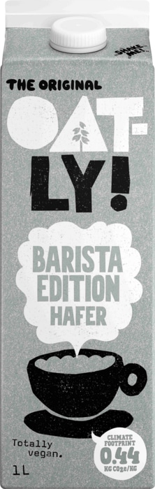 Oatly! Hafer-Drink, Barista, auch Bio, frisch oder haltbar oder Aufstrich