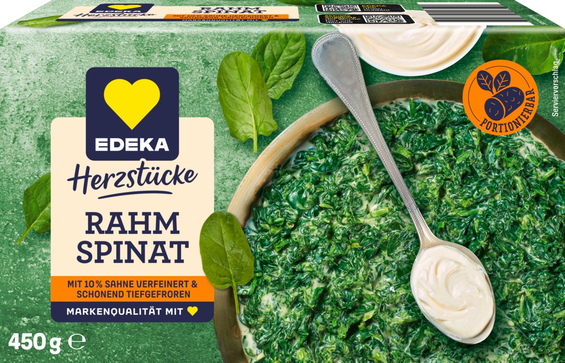 EDEKA Herzstücke Rahm Spinat