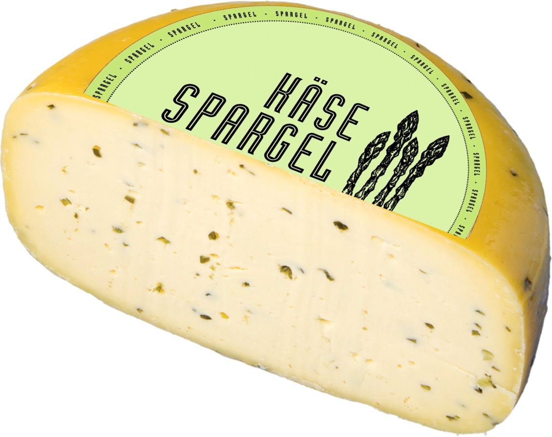 Grüner Spargel Käse