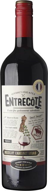 Frankreich: Entrecôte Merlot Cabernet Syrah IGP 