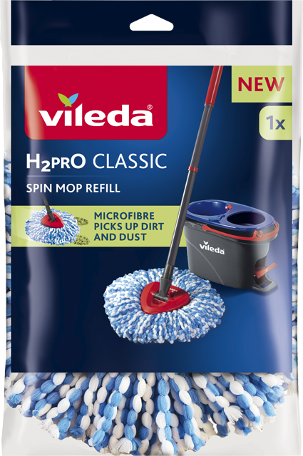 vileda Ersatz Wischkopf H2Pro Spin System