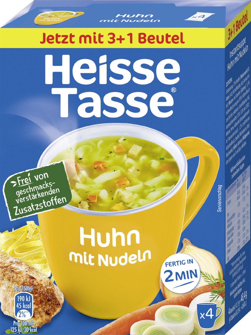 Heisse Tasse Suppensnack