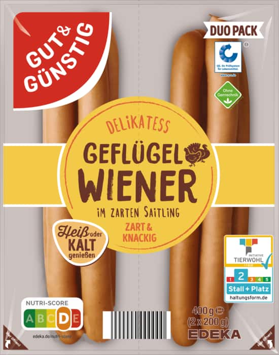 Gut&Günstig Delikatess Geflügel-Wiener