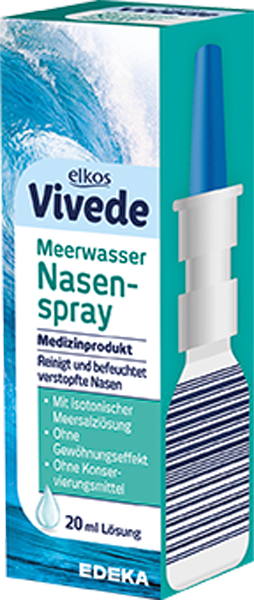 EDEKA elkos VIVEDE Meerwasser-Nasen- oder -Schnupfenspray