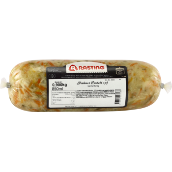 Rasting - Hühner-Nudeltopf oder Tomatensuppe