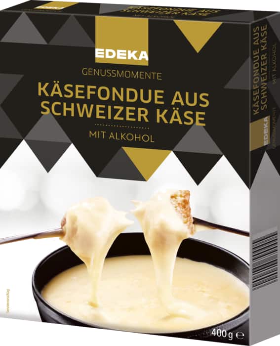 EDEKA Genussmomente Käsefondue aus schweizer Käse