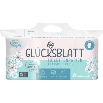 Glücksblatt Toilettenpapier