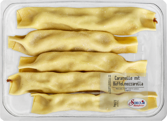 Caramelle mit Büffelmozzarella 