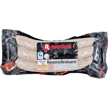 Rasting - Riesenrostbratwurst XXL oder Riesenkrakauer XXL