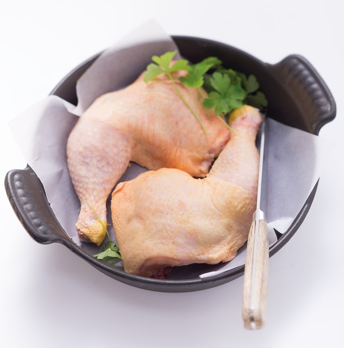Maishähnchenschenkel