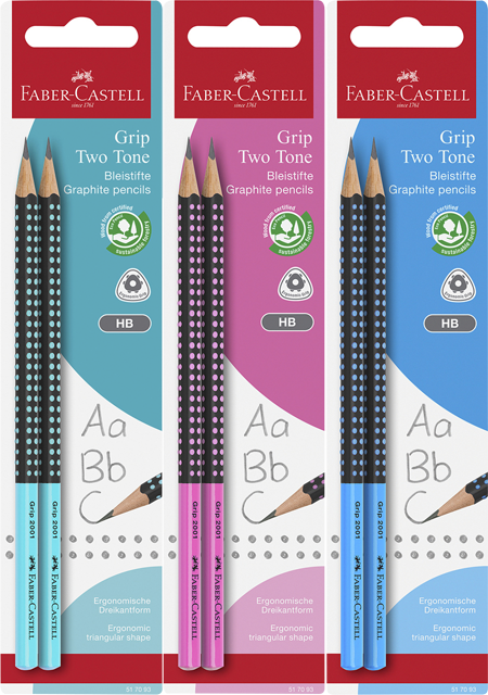 FABER-CASTELL Bleistift-Set Grip