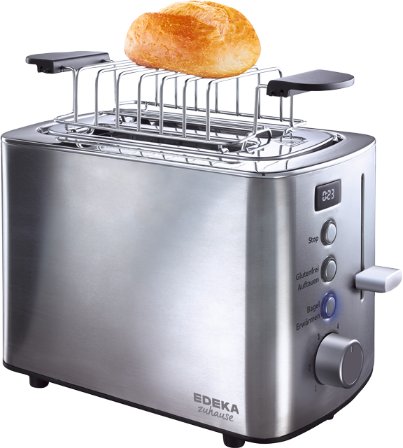 EDEKA zuhause Edelstahl Toaster TO24-182