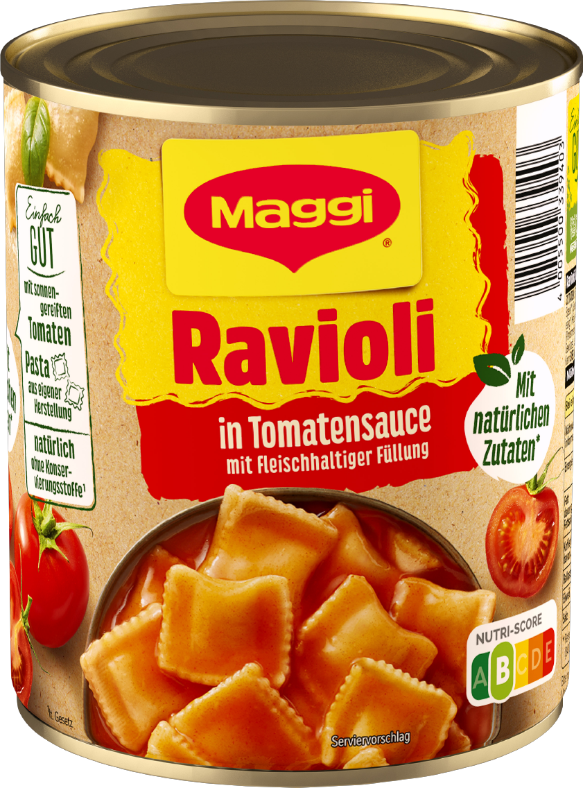 Maggi italienische Pastaspezialitäten