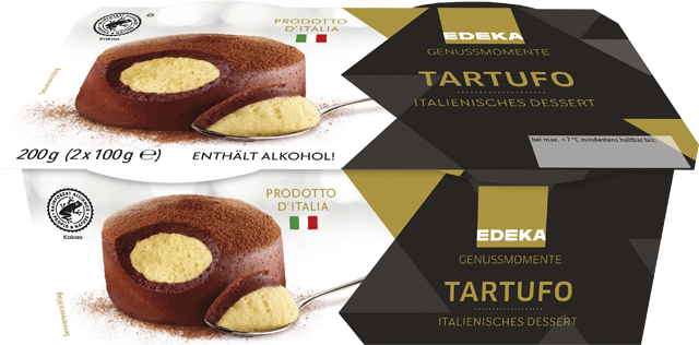 EDEKA Genussmomente Tartufo oder Tiramisu