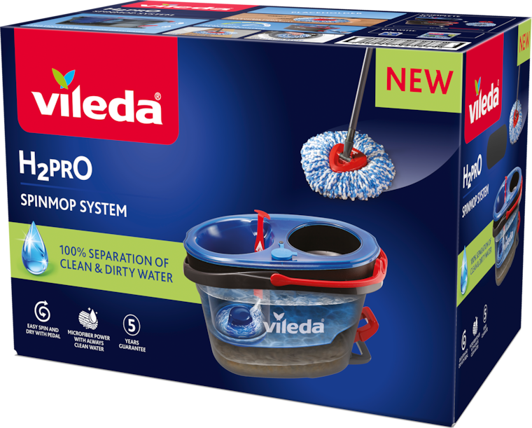 VILEDA "H2PrO Spin Mop" Mop-System