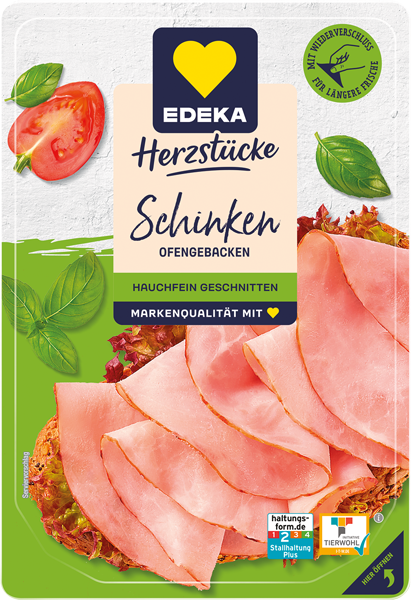 EDEKA Herzstücke Hähnchenbrust oder Kochschinken hauchfein