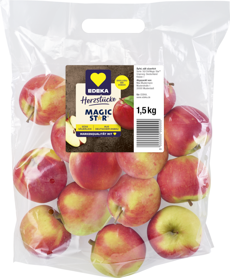 EDEKA Herzstücke Magic Star Tafeläpfel rot