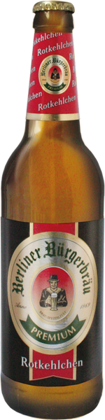 Berliner Bürgerbräu Rotkehlchen Export