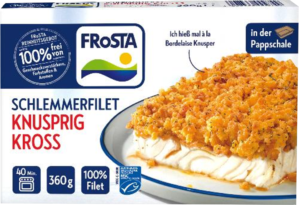 Frosta Schlemmerfilet oder Fischstäbchen