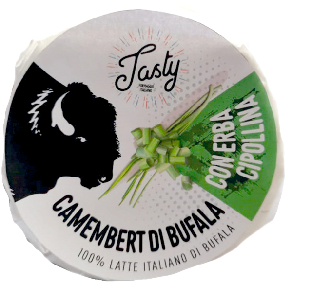 Camembert di bufala mit Schnittlauch