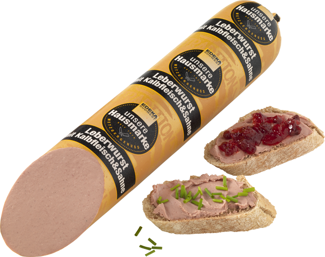 ¹Delikatess-Leberwurst mit Kalbfleisch 
