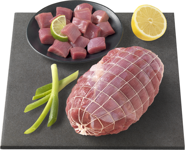 Puten-Rollbraten oder Puten-Ragout