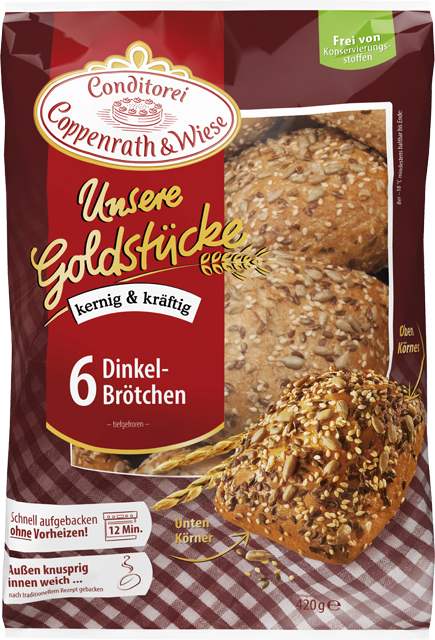 Conditorei Coppenrath& Wiese Unsere Goldstücke Brötchen 