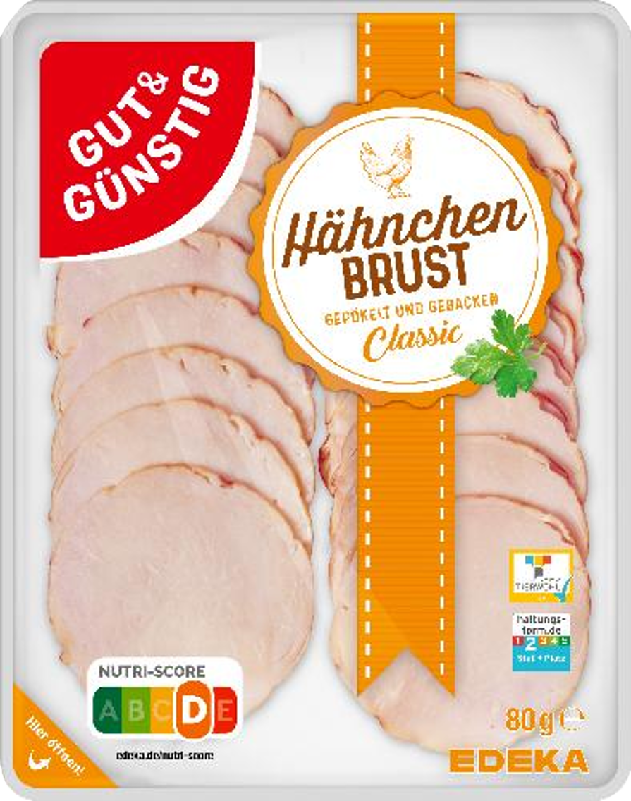 GUT&GÜNSTIG Hähnchenbrust Classic oder Jalapeno