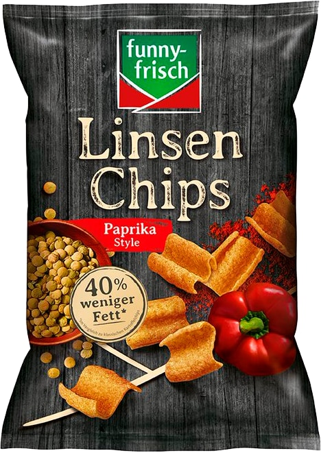 funny-frisch Linsen- oder pop-Chips