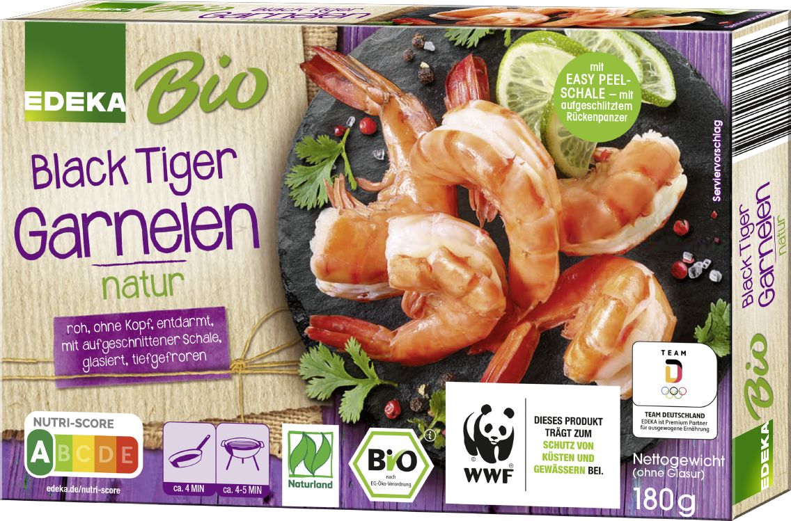 EDEKA Bio Black Tiger Garnelen