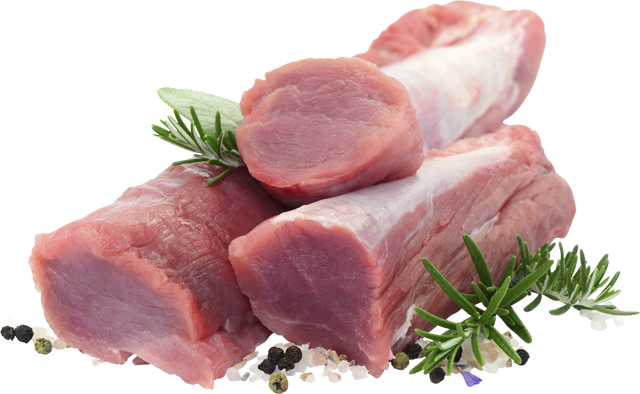 Schweinefilet-Köpfe 