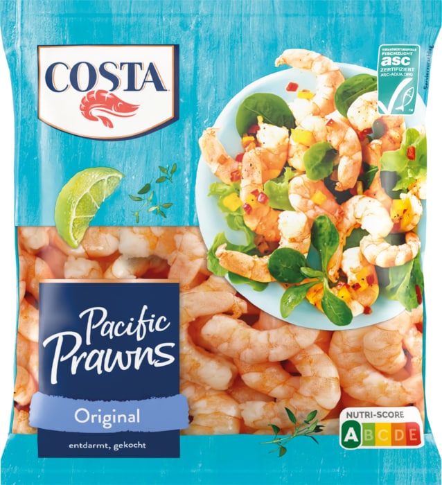 Costa Prawns oder Garnelen