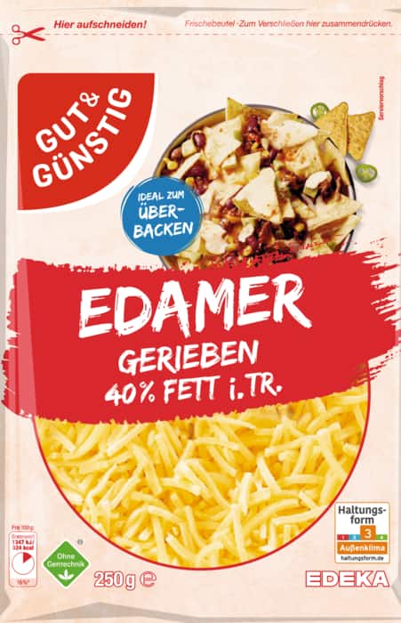 Gut&Günstig Geriebener Käse