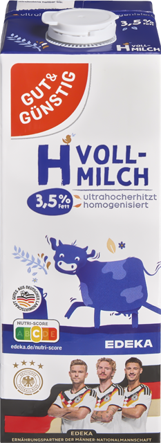 Donnerstag bis Samstag: Gut & Günstig H-Vollmilch