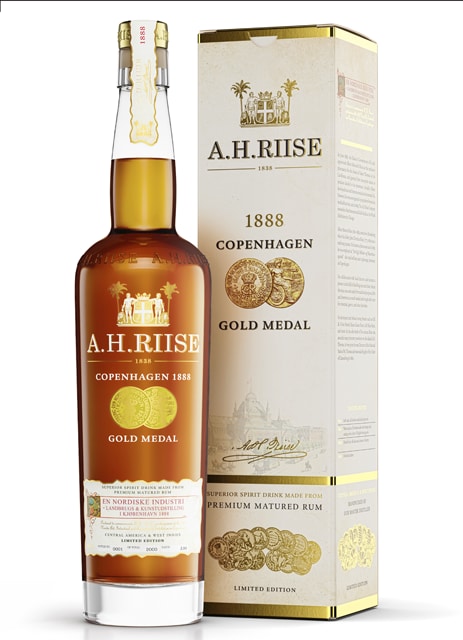 A.H.Riise 1888 Copenhagen Gold Medal Rum