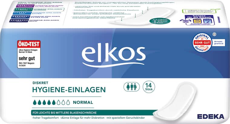 elkos Diskret Hygiene-Einlagen